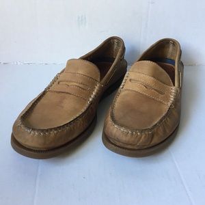 Tan Leather Sperry Penny Loafer